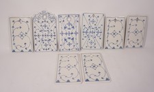 8 pcs Antique Porcelain Vesper Breakfast Slats Immortal