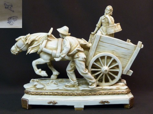 Aa19ème groupe porcelaine - ,