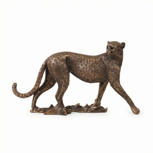 Figurine léopard en - de,