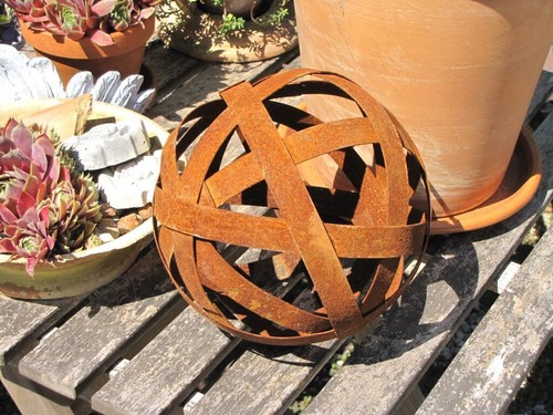 Boule rouille noble bande - boule, de