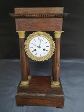 Pendule colonnes fin XIXe