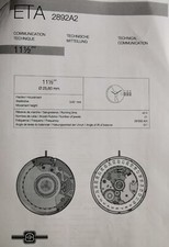 ETA 2892-A2-H2 (ROUE DES