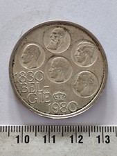 PIECE 500 FRANCS BELGIQUE 1980 150 ans d'indépendance de la Belgique Ref22391J