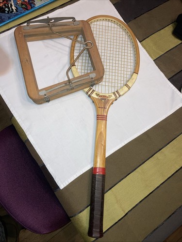 Ancien rare raquette tennis - rare,