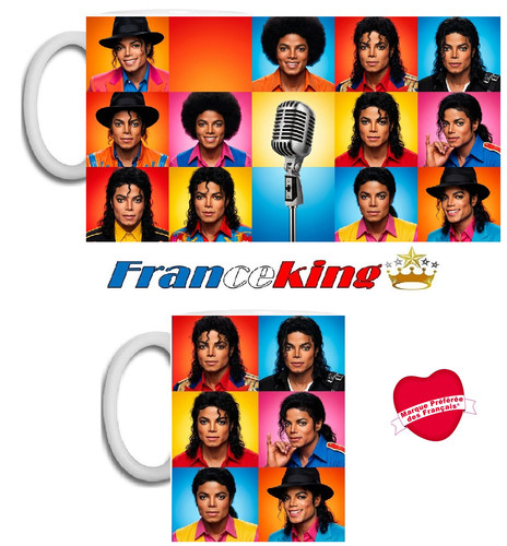 Mug michael jackson roi de - mug,