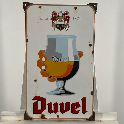 Duvel advertising sign - -,
