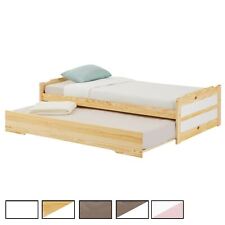 Lit gigogne fonctionnel tiroir-lit 90 x 190 cm pin massif