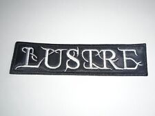 LUSTRE BLACK METAL EMBROIDERED PATCH