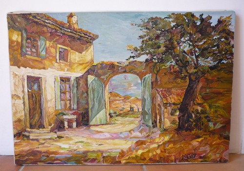 Tableau maison provençale - , –