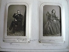 Album Photo CDV famille