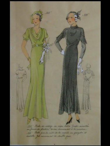 Mode art deco robes de - mode, deco,