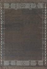 Tapis Oriental En Laine Noué