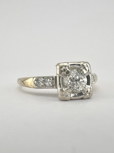 Bague fiançailles ancienne - bague, de