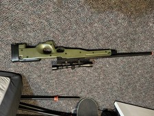 AGP WELL Green Color  L96 AWP Airsoft Sniper Rifle W/ Scope +Bi-pod MB01G AGP