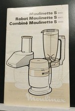 Moulinex Notice + Livre de