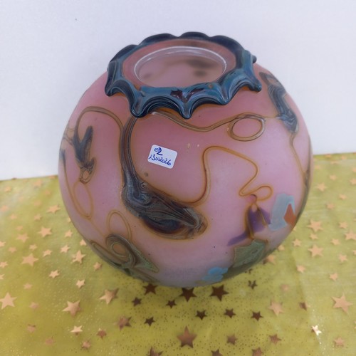 Vase boule pâte verre - vase, de