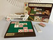 1024⚜️ Old Single Board Game MB Solitaire Complete Vintage