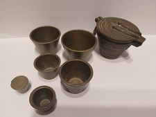 SUPERBE ancienne PILE DE POIDS