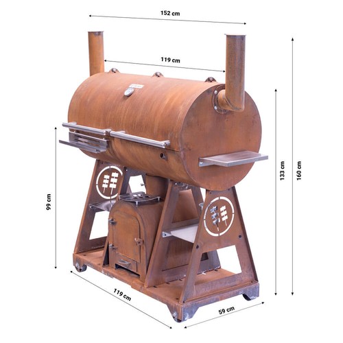 Barbecue charbon bois - au,