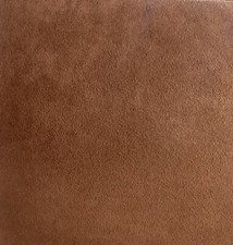 GENUINE Alcantara Fabric Cover LIGHT BROWN 1mm Foam Backing Super Stretchy!