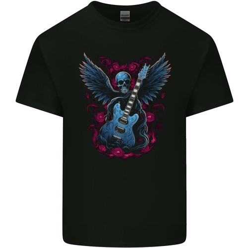 Shirt enfant guitar skull - t-shirt,