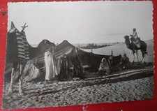 CPA ANTIQUE MOROCCO POSTCARD Debut 1900 SAHARIAN HAIMOH NOMADIC TENT