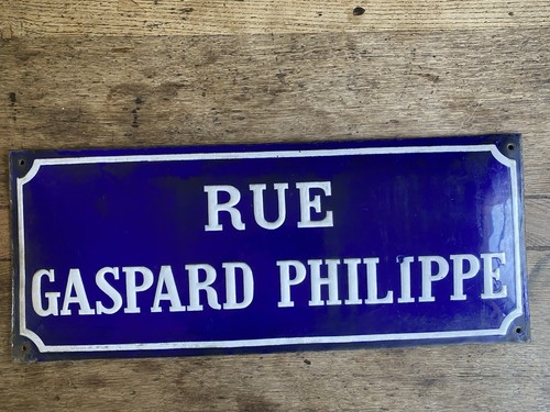 Ancienne plaque émaillée