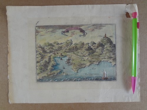 Gravure ancienne port vendre - ancienne,