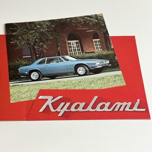 Maserati kyalami 2p brochure - kyalami,
