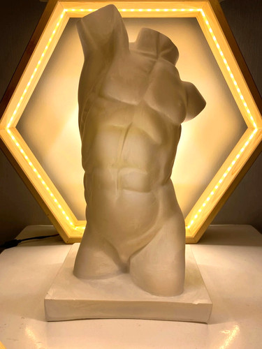 Sculpture torse masculin - torse,