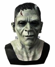 De Luxe Frankenstein Monster Masque Latex Boris Karloff Halloween Horreur Fancy