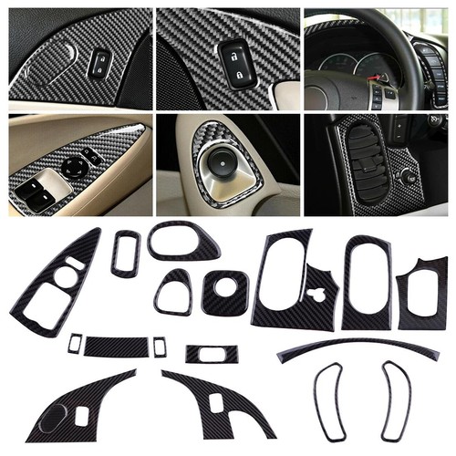 17pcs carbon fiber - 17pcs, interior
