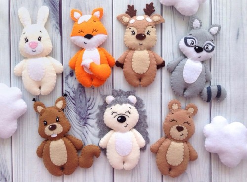 Jouets feutre pour - feutre, animaux