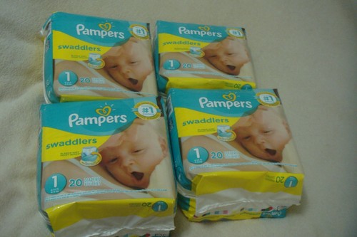 Pampers swaddlers size 2 - 1, (2