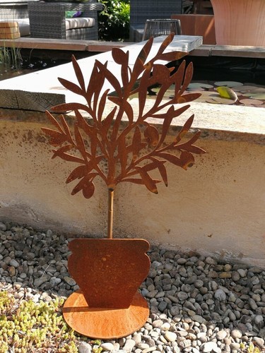 Olivier inox sur plaque - ,, arbre