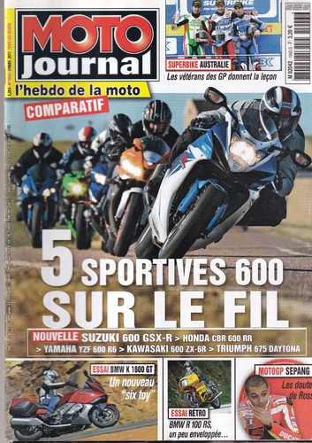 Moto journal 1943 suz 600 - moto, n°1943