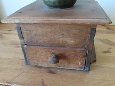 Large Antique Countertop Coffee Grinder