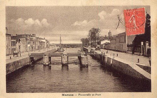 Marans passerelle port - marans,