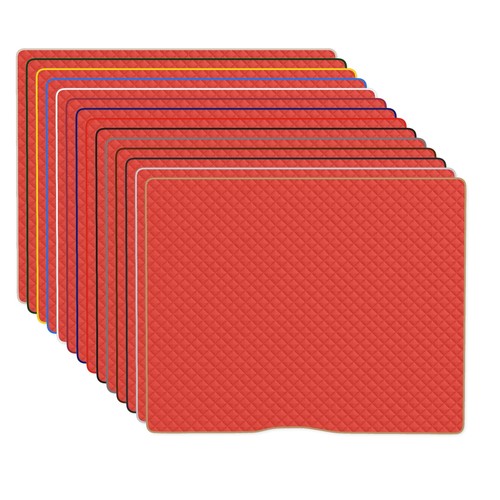 Rouge cuir éco tapis coffre - cuir,