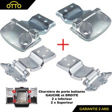 Lot de 4 Charnières de Porte