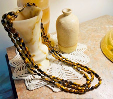 Collier 3 rangs perles pierre