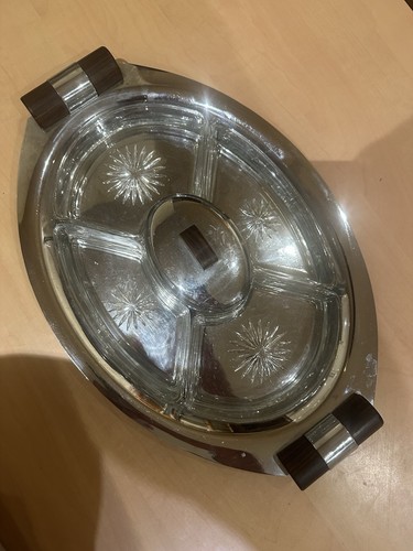 Ancien plateau mandiant - ancien, inox
