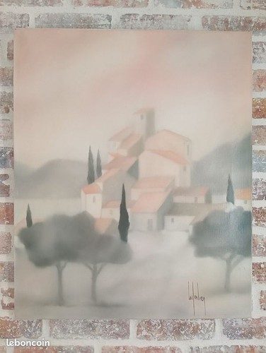 Tableau huile sur toile - huile,