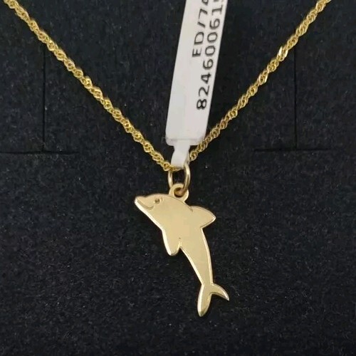 Pendentif chaîne or - en, 18k