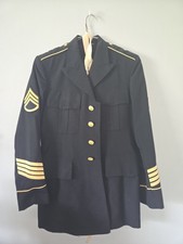 US Army Dress Uniform Jacket Sgt 1st Class & Trousers w Suspenders 