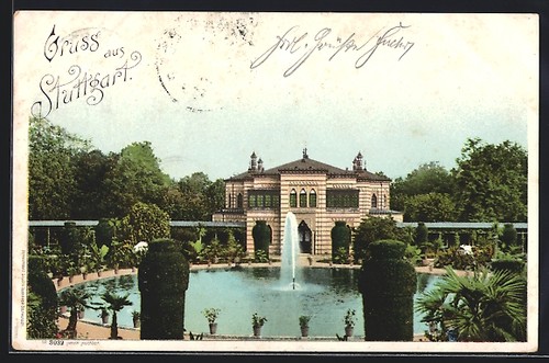 Stuttgart étang avec - étang,
