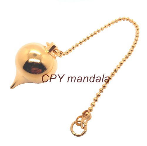 Pendule goutte luzi laiton - pendule,