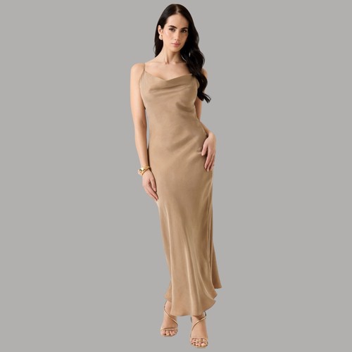 Guess robe midi satin - robe,