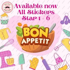 Monopoly Sticker All Collection BON APPETIT (Fast Delivery) ONLINE NOW ✅✅✅