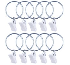 10 x crochets à rideaux clips